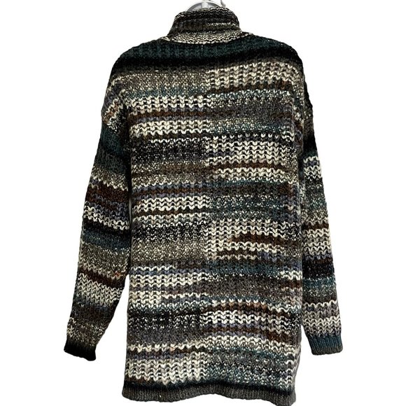 Multicolor Striped Turtleneck Sweater - Picture 3 of 12
